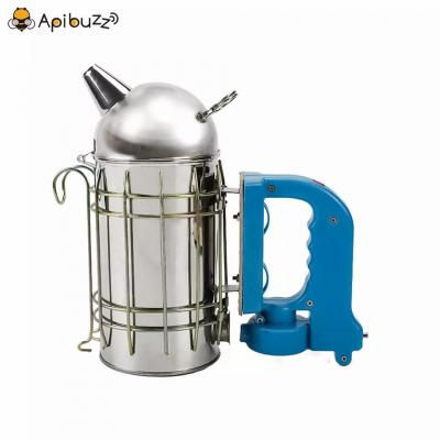 Stainless Steel Electric Domed Top Honey Bee Keeping Hive Smoker Apiculture Beekeeping Tools Supplies Equipment