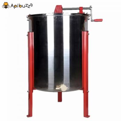 Non-Flip 4 Frame Manual Honey Extractor Machine Tangential Style Apiculture Centrifugal Beekeeping Equipment Tool Supplies